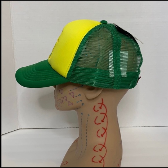 Stranger Things | Netflix | Green & Yellow ‘CAMP NOWHERE’ Cap | Mesh Back NWT - Picture 3 of 7
